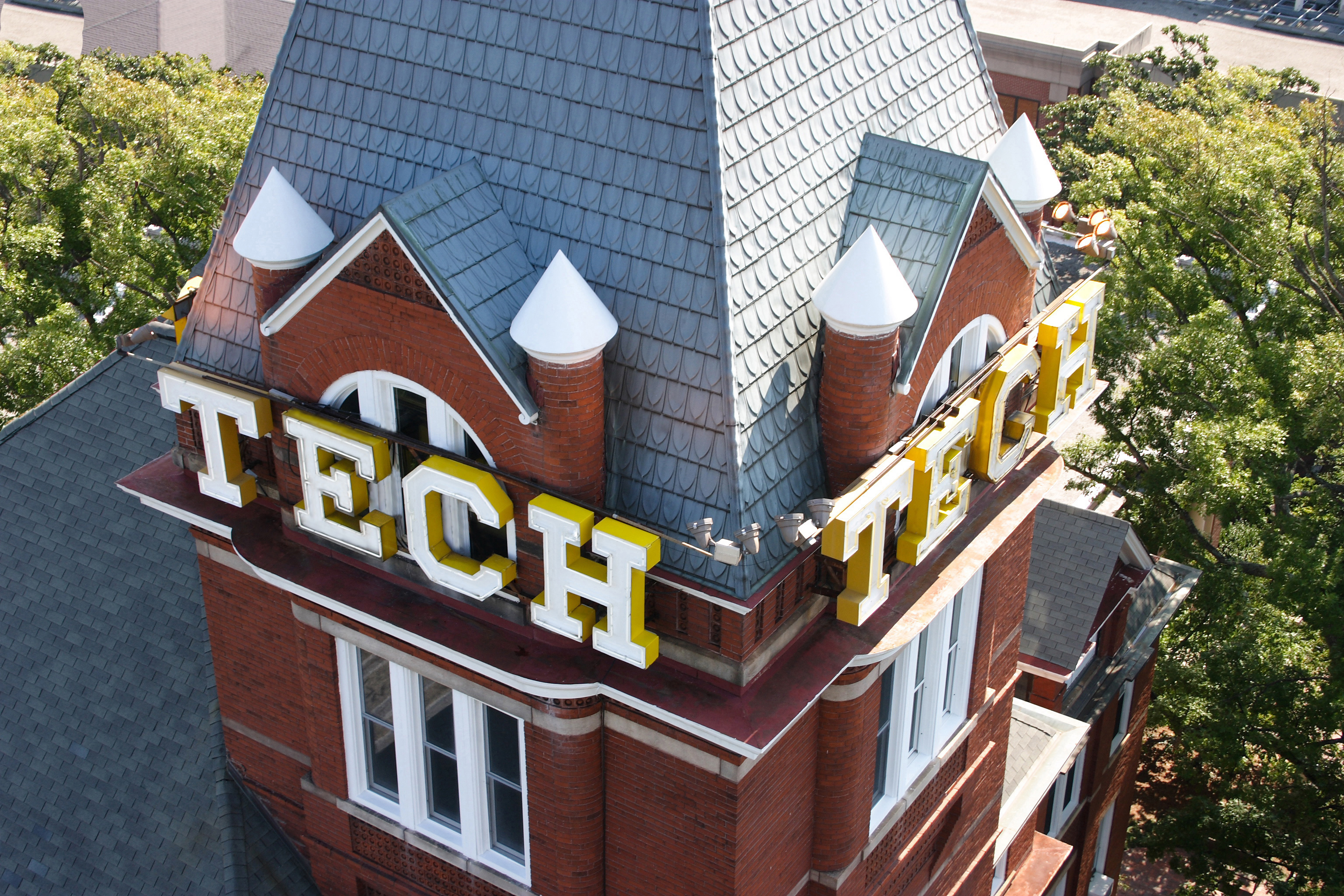 Overhead of Tech Tower